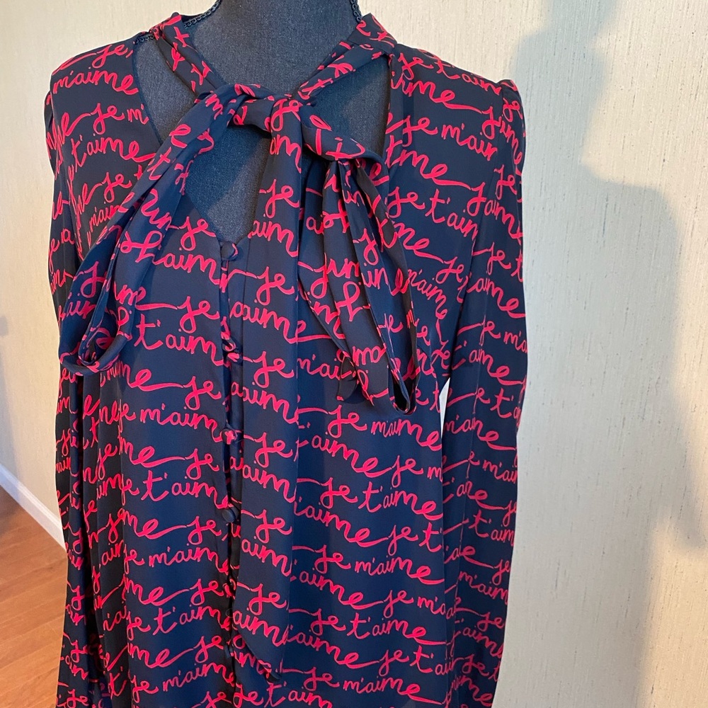 Beautiful Milly long sleeve silk shirt. New with tags